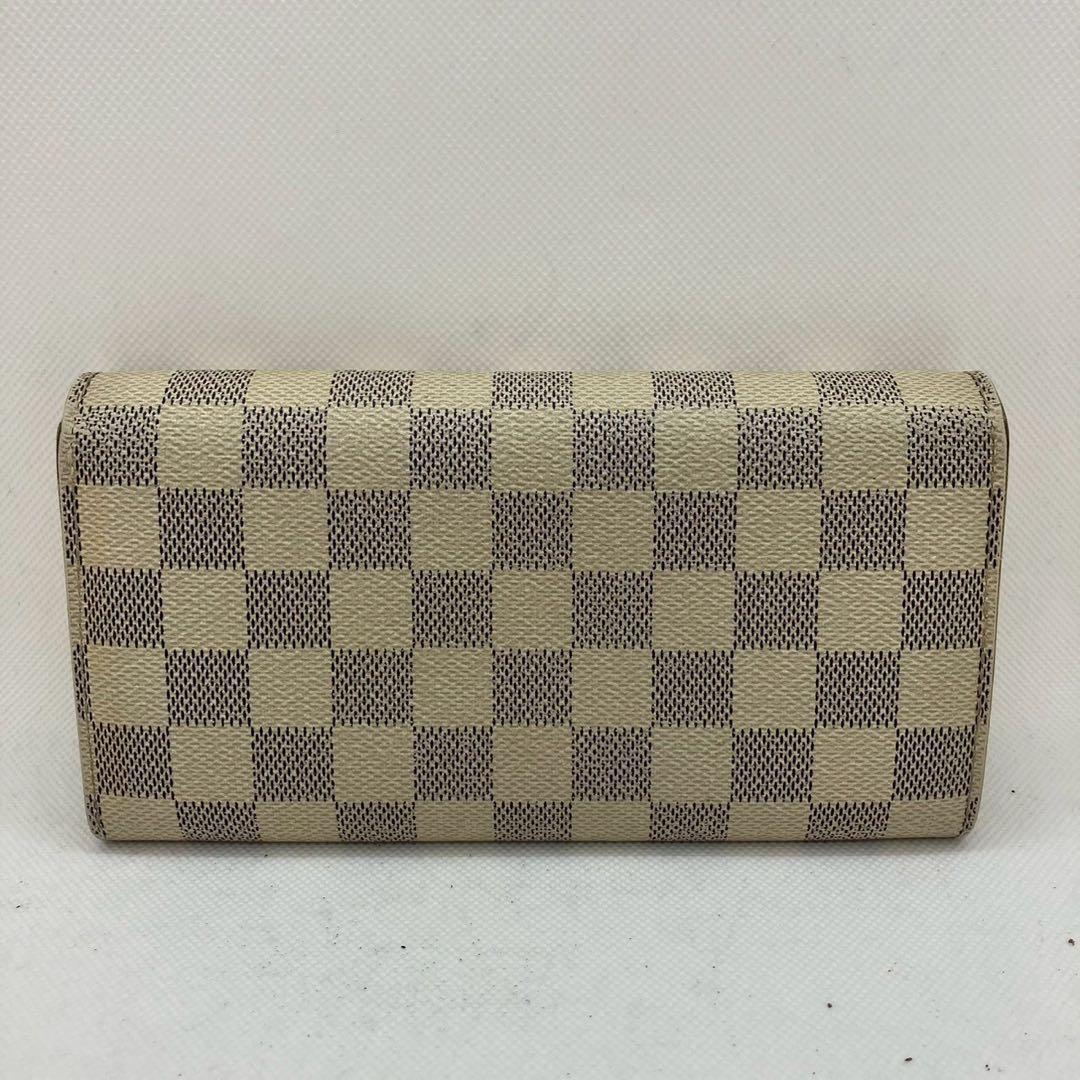 【sk/10.30/20】ルイヴィトンN61735 ポルトフォイユサラ アズール