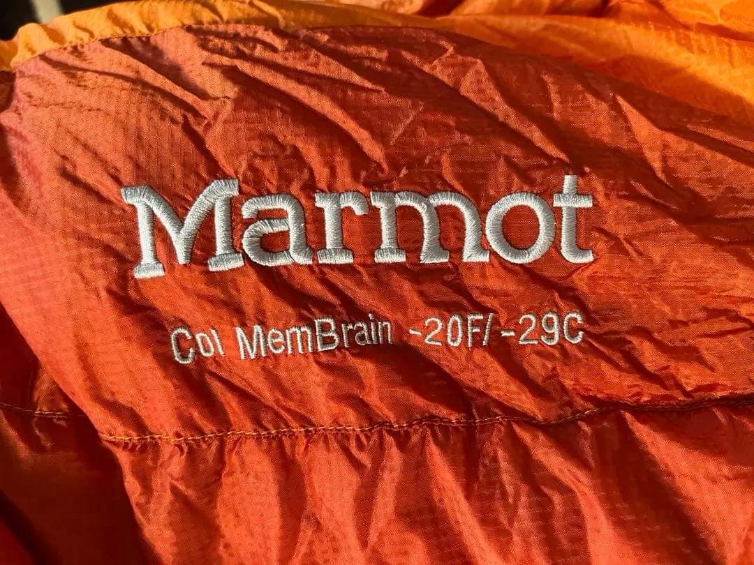 Marmot 厳冬期 高所用 寝袋 Col MemBrain -20F/-29C