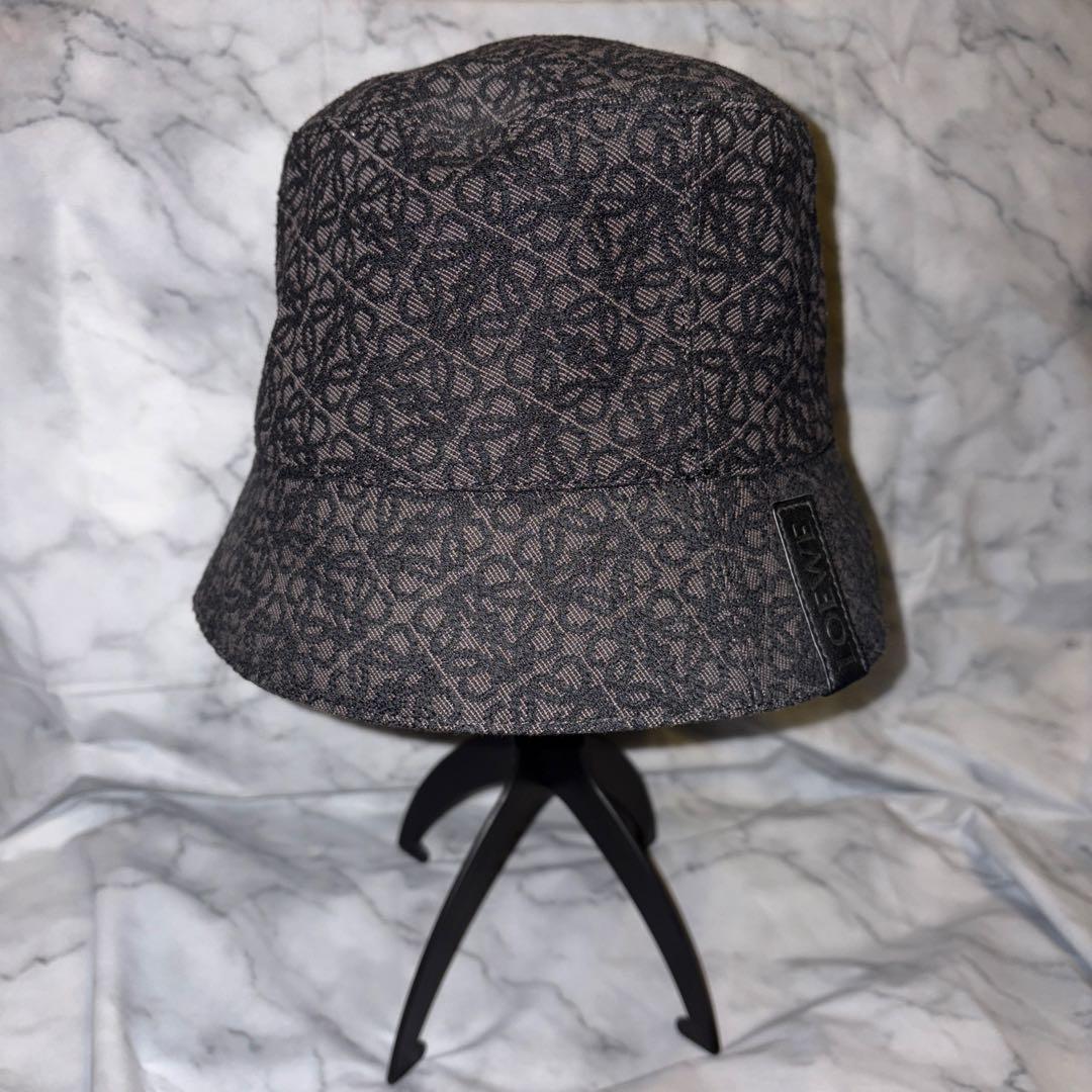 LOEWE アナグラム　バケットハット 中古・古着通販】LOEWE (ロエベ) アナグラムバケットハット ブラック