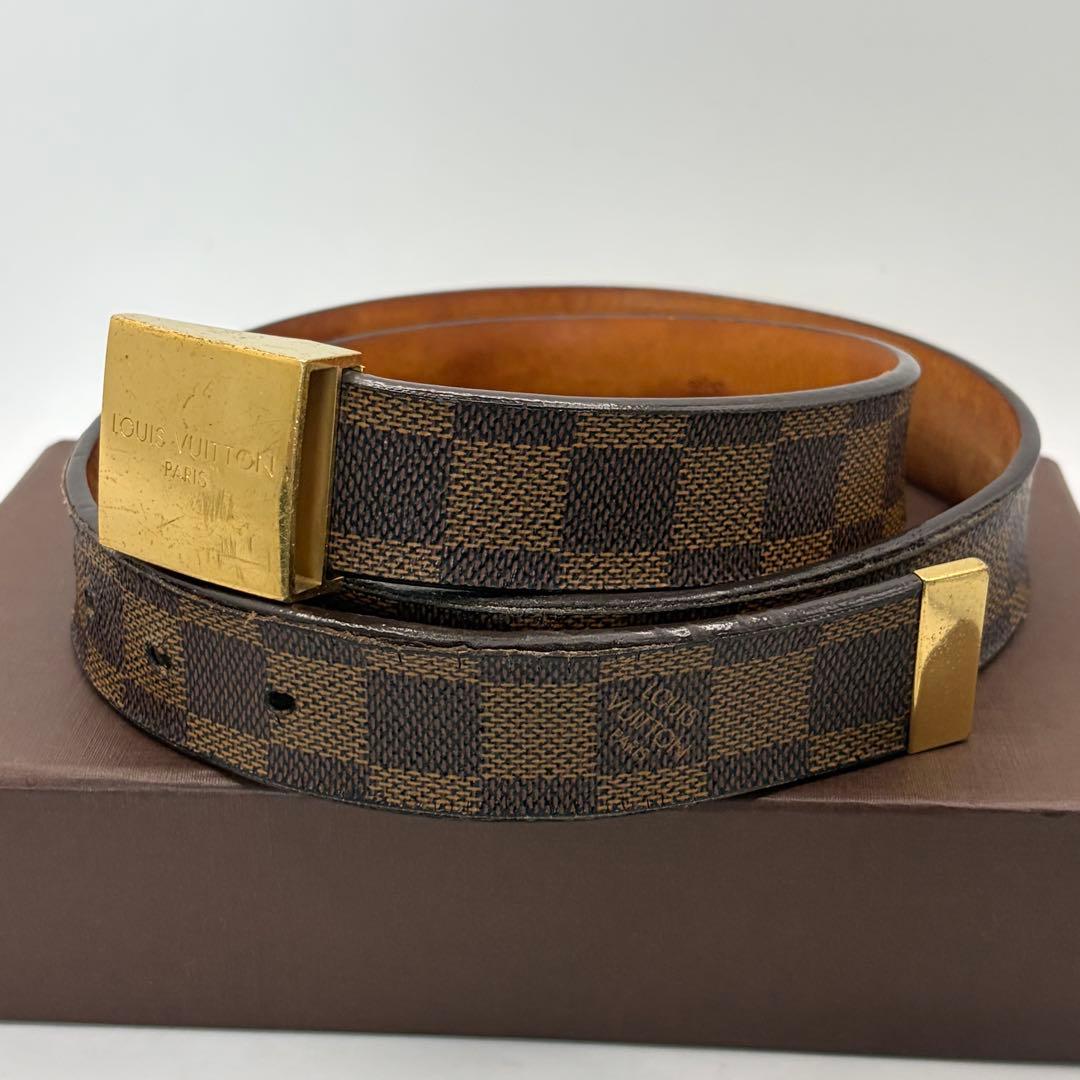 ルイヴィトン☆サンチュールキャレ ダミエベルト