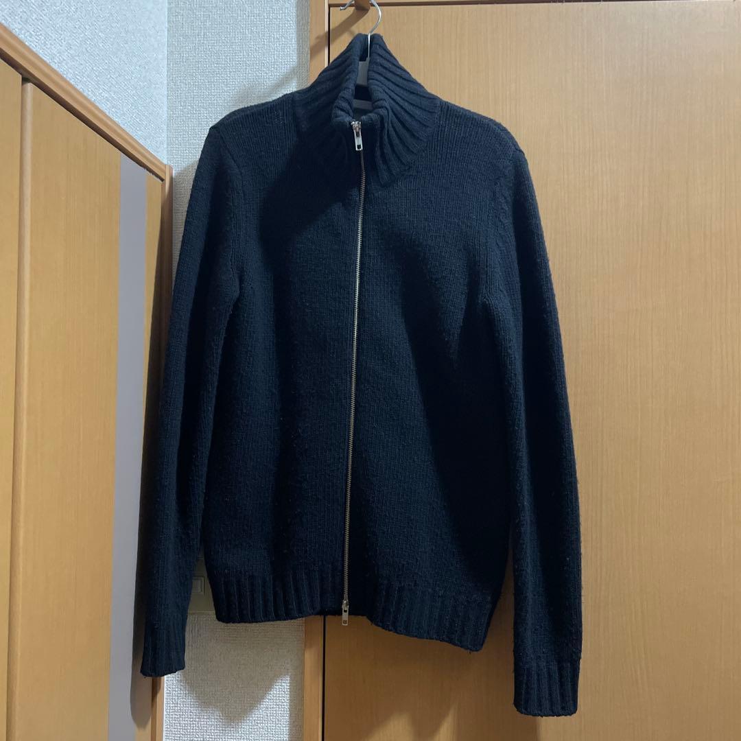 トップス KAIKO SHAGGY ZIP CARDIGAN \"BLACK\"