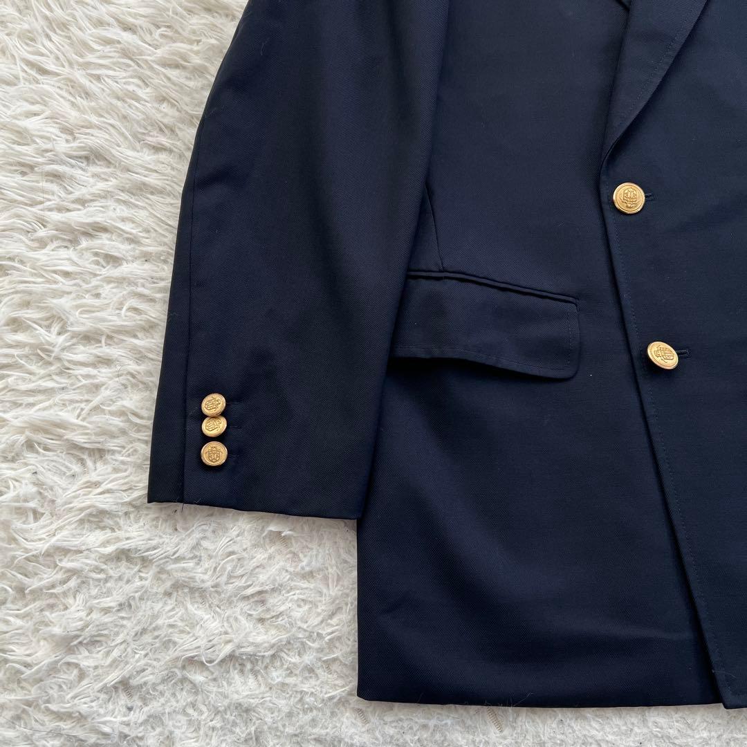 J.PRESS 金ボタン ダブル テーラード ジャケット 紺ブレ 背抜き - メルカリ