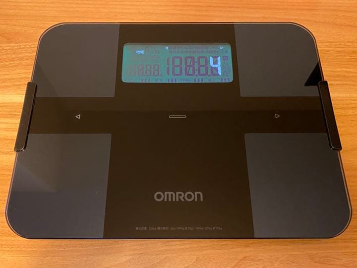 オムロン 体重体組成計 HBF-256T-BKカラダスキャン ブラック - メルカリ