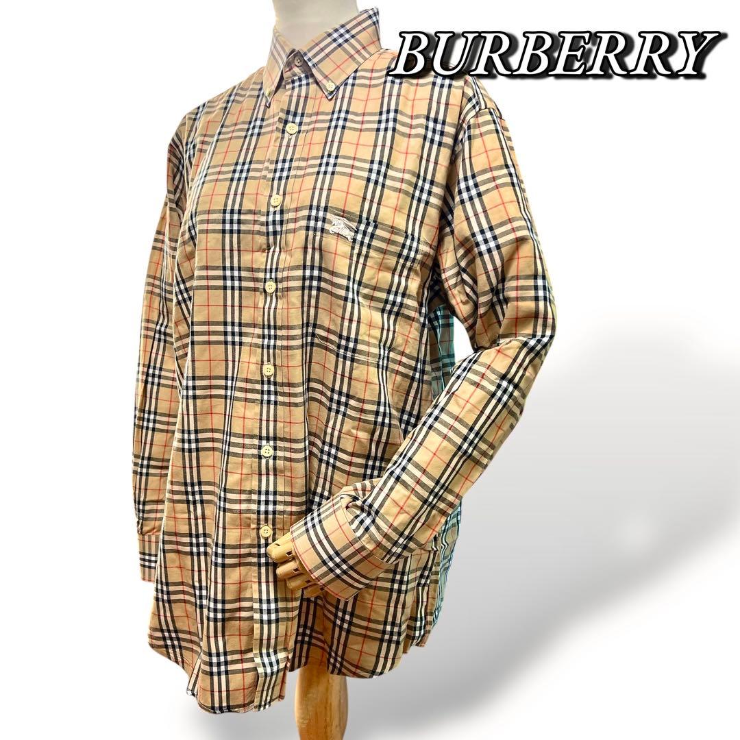 BURBERRY ノバチェック メンズ 39 M 長袖シャツ 8312 - メルカリ