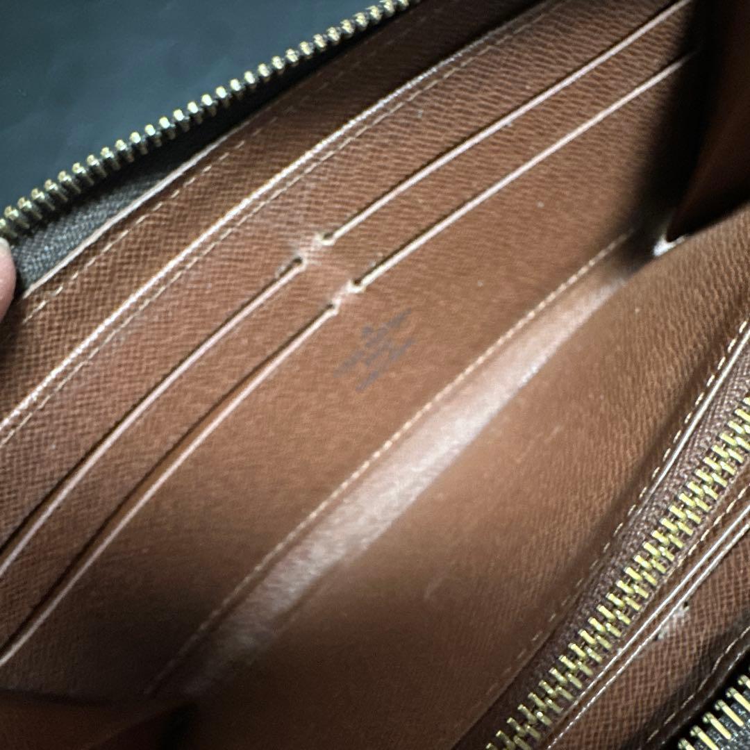 訳あり】正規品 ルイヴィトン モノグラム 長財布 M60017 ファスナー