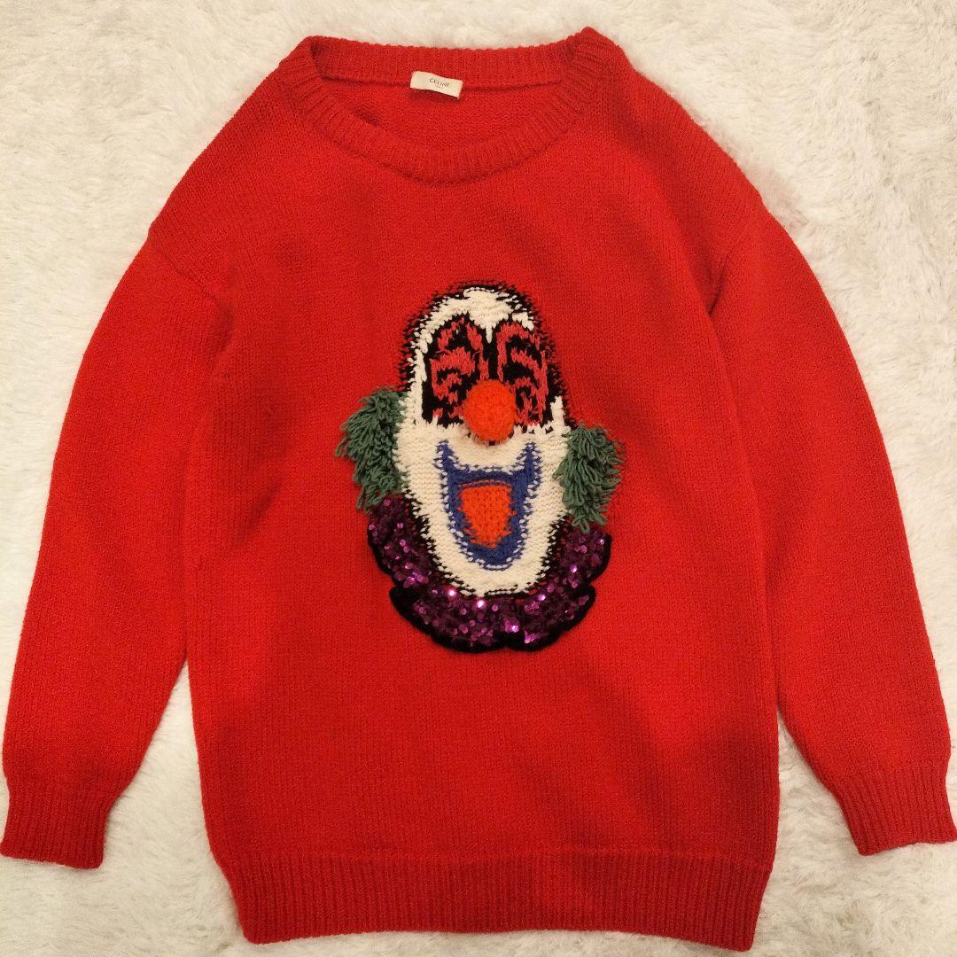 美品✨櫻井翔着用 セリーヌ ルーズクルーネック ピエロニット 大きい