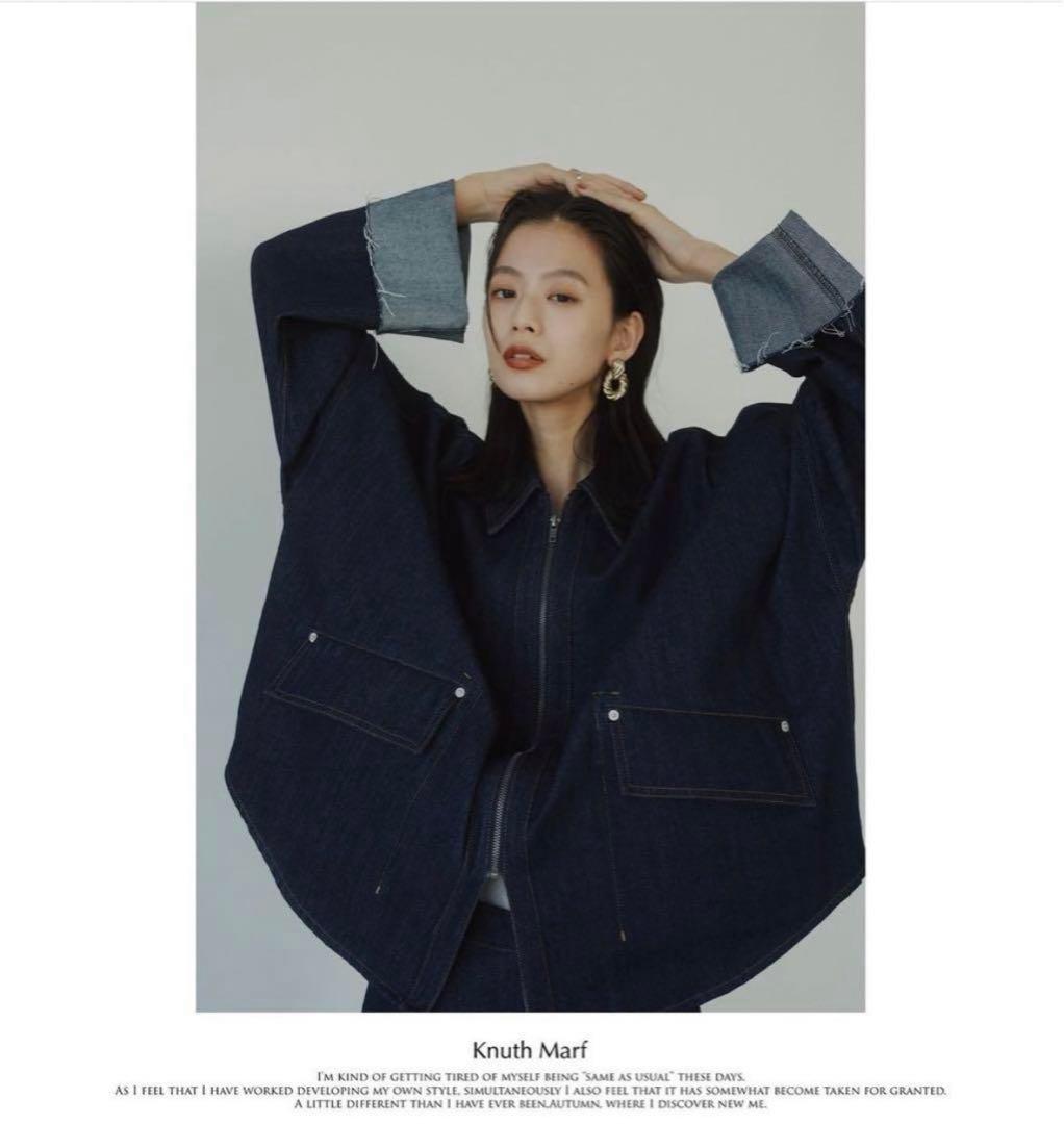 knuth marf denim over shirt jacket - メルカリ