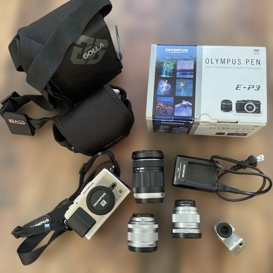 Olympus PEN E-P3 ミラーレス一眼 3本レンズ付き Amazon | OLYMPUS ミラーレス一眼 PEN E-P3 ボディ ブラック E-P3 BODY