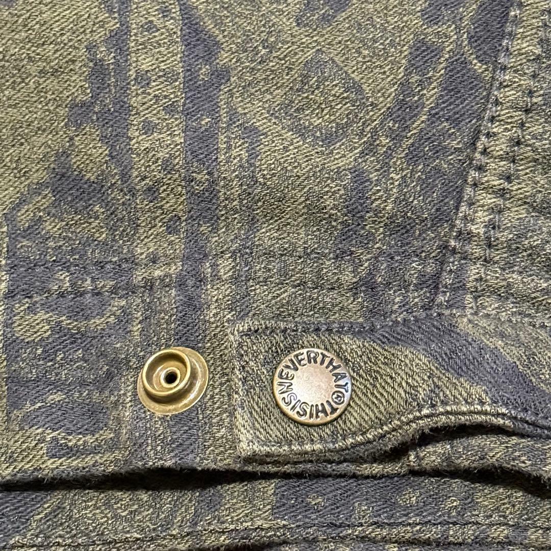 thisisneverthat 美品 ワークジャケット ダブルジップ短丈 ネバザ