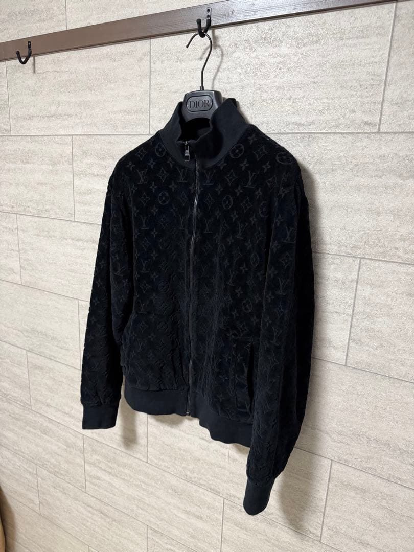 ルイヴィトン 18AW モノグラム柄ベロアトラックジャケット - メルカリ