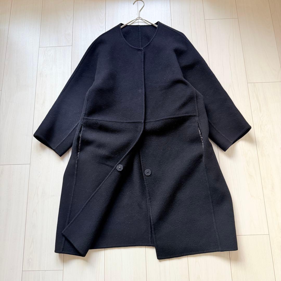 美品✨ドゥーズィエムクラス　victorian リバーロングノーカラーコート 新品タグ付】victorian リバーロングノーカラーコート ベージュ - メルカリ