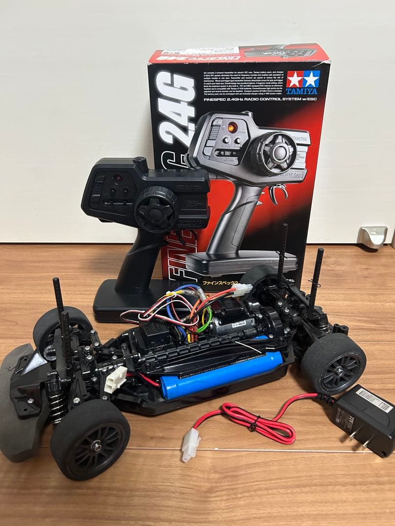 TAMIYA TT-02 シャーシ バッテリー コントローラーセット タミヤ（TAMIYA） タミヤ/58600/TT-02 TYPE-S シャーシキット(ボディ