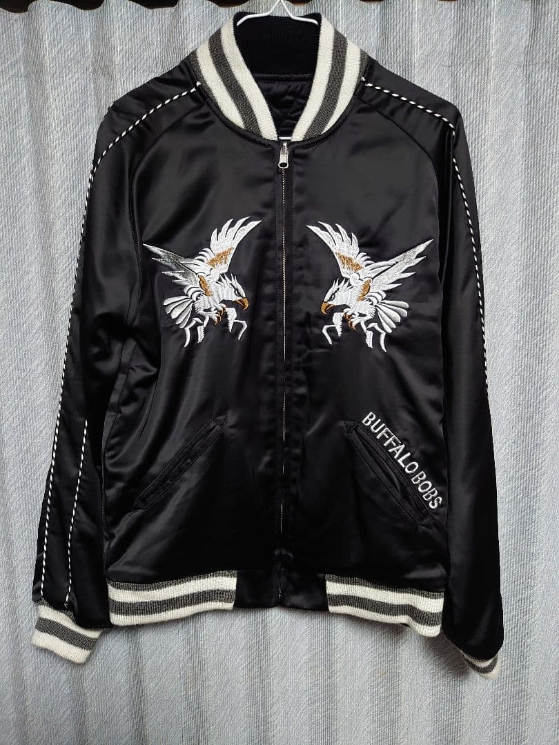 BUFFALO BOBS 鷲刺繍スカジャン - メルカリ