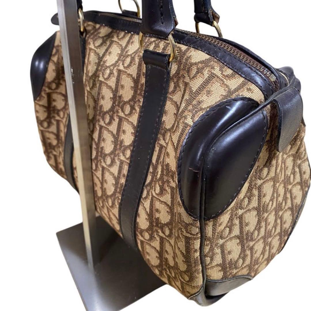 クリスチャンディオール christiandiorブラウン ミニボストンバッグ