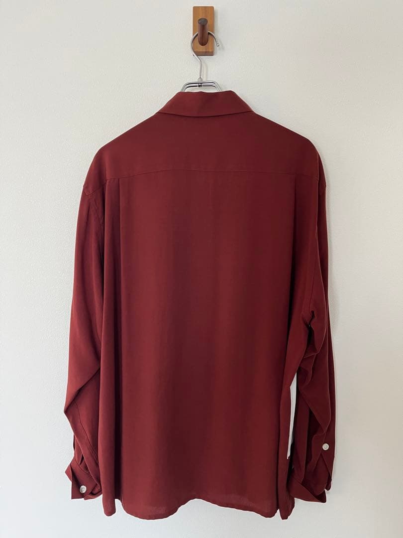 ワコマリア TWO-TONE 50's SHIRT TYPE-4 RED