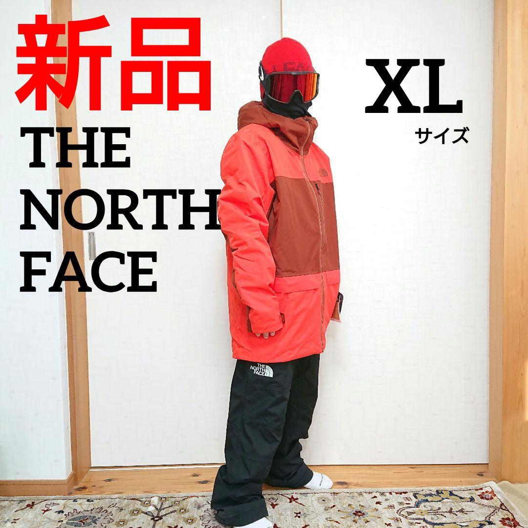 新品未使用THE NORTH FACEジャケット スキースノーボードウェアXL赤