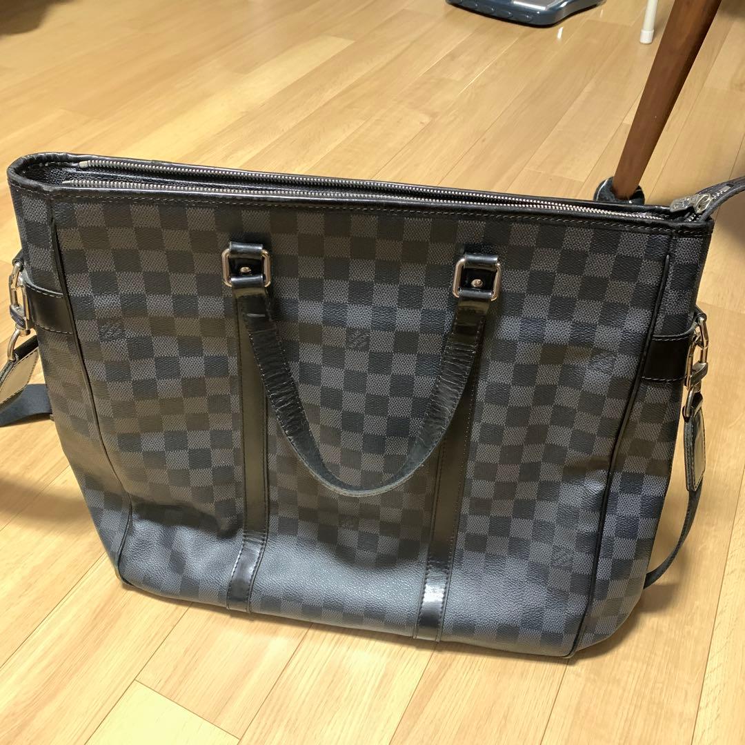 ルイヴィトン　ダミエ　ブラック　バッグ ルイヴィトン LOUIS VUITTON サックプラ・メッセンジャー ダミエグラ
