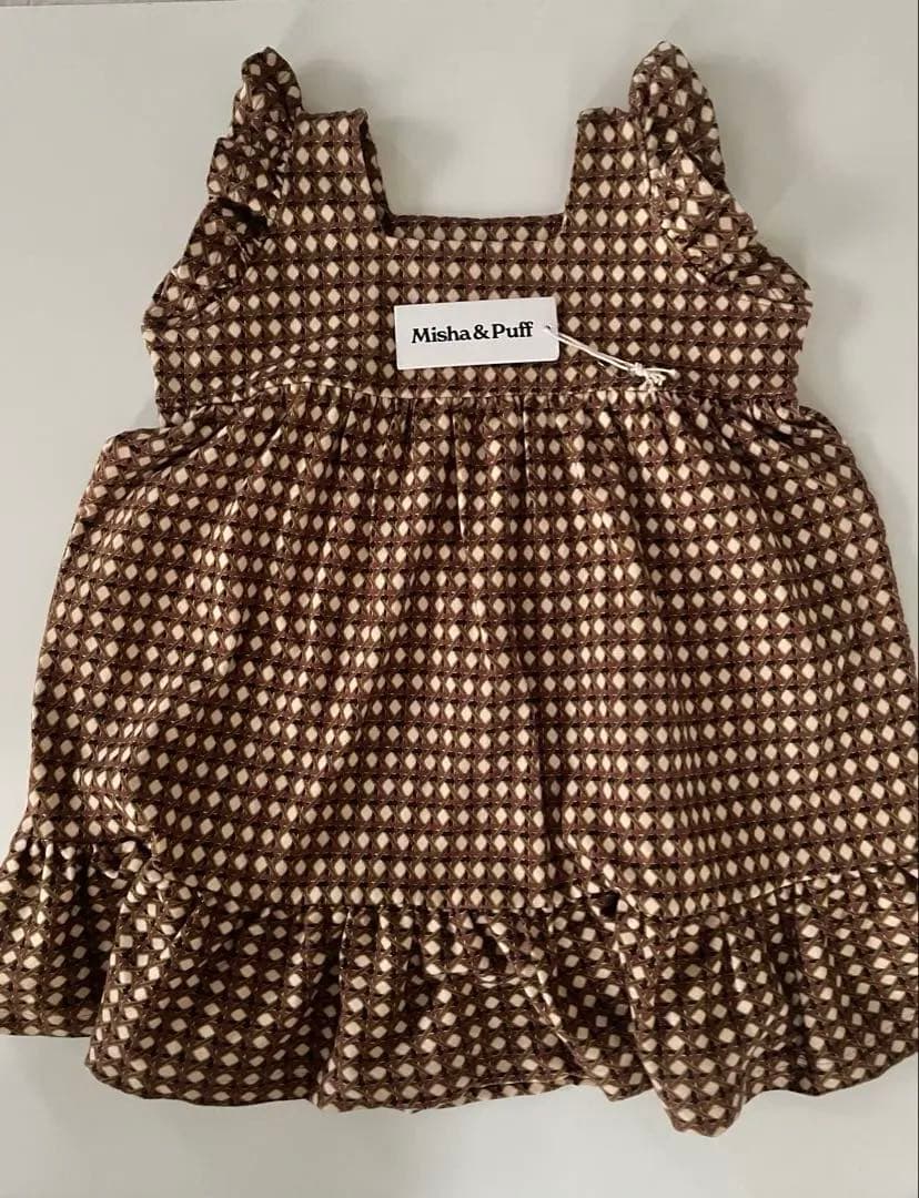 ワンピース misha and puff ruffle sleevedress 6y 30%off】Misha&Puff(ミーシャアンドパフ）／Ruffle Sleeve Dress