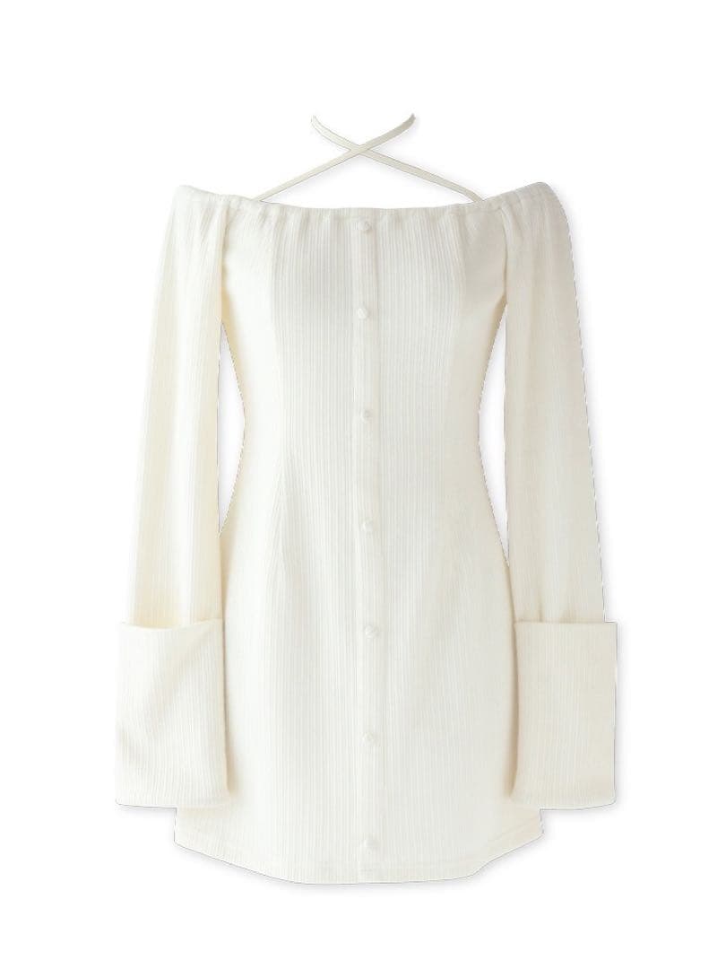 2way feather collar mini onepiece エムミーエメ - メルカリ