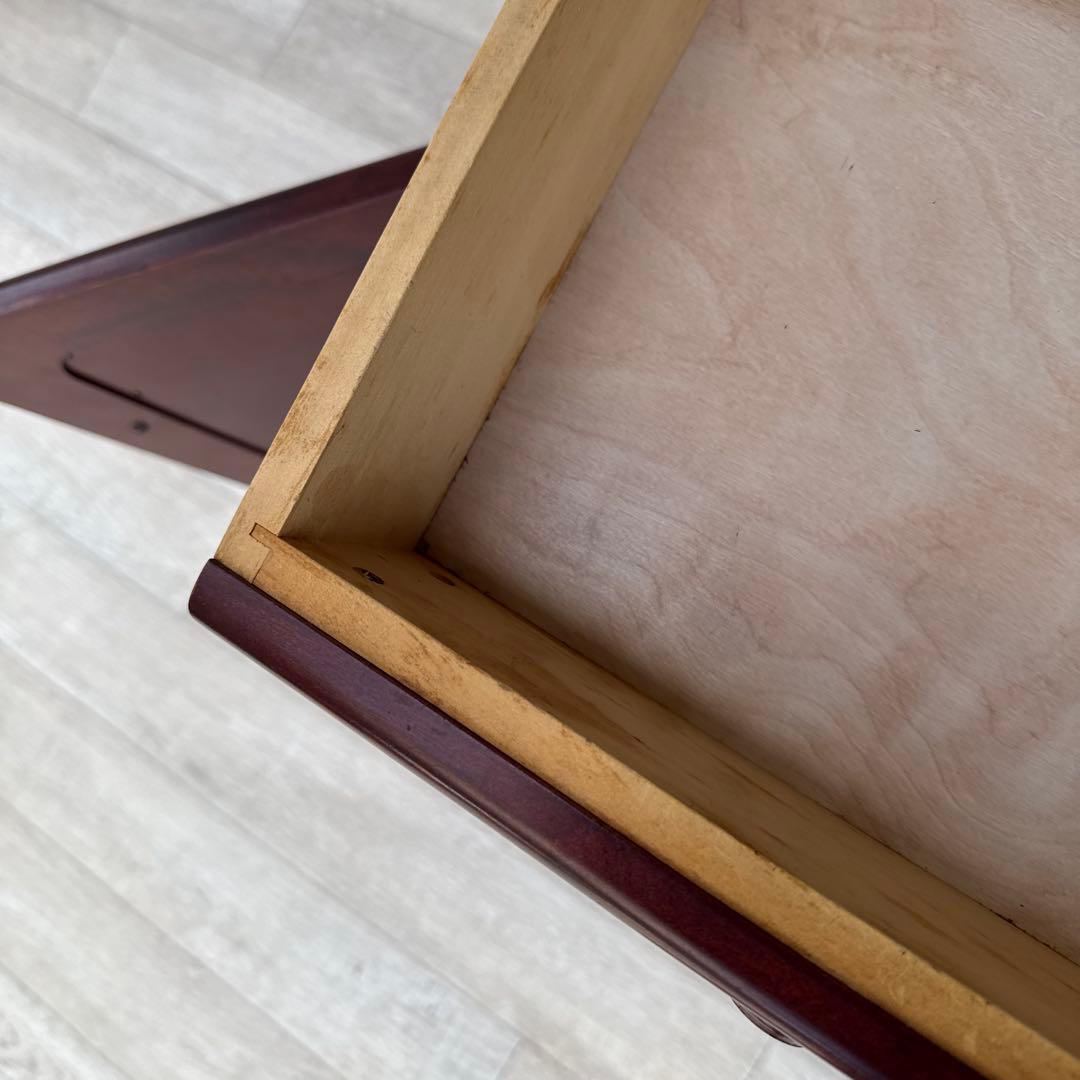 カリモク オールドカリモク 電話台 ファックス台 キャビネット