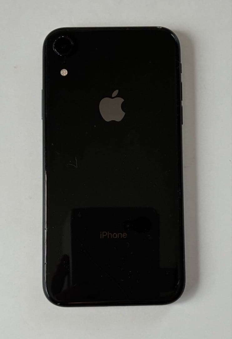 Apple iPhone XR ブラック 画面ひび割れ ジャンク品