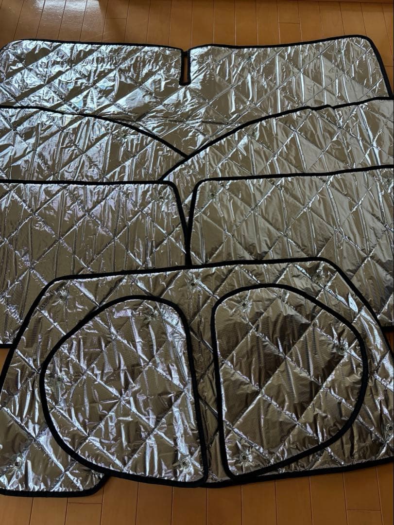 エクストレイルT31 ８枚セット サンシェード エクストレイル T31系の車中泊ならカーテンいらずシームレスライト