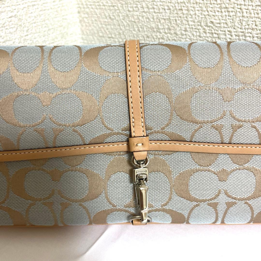 極美品】コーチ 6348 ソーホー ワンハンドバッグ レザー シグネチャー