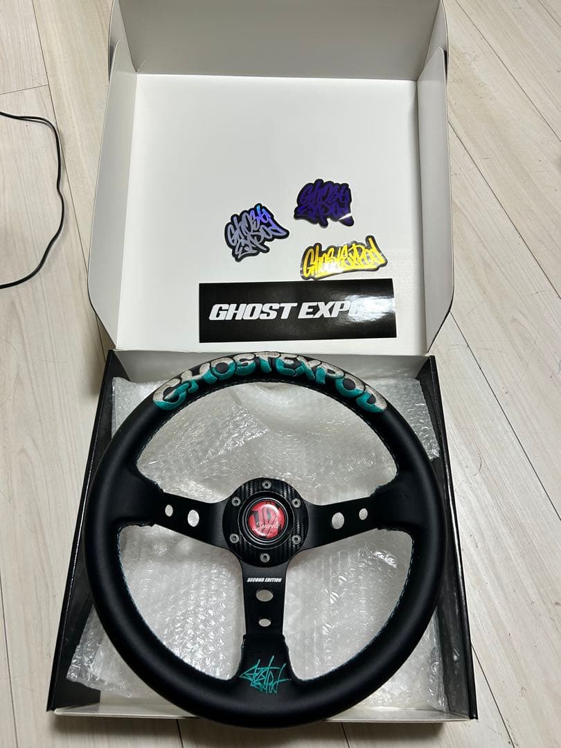週末セール！ GHOSTEXPODステアリングホイール ブラック GHOSTEXPOD ステアリング | 中古品 | アップガレージ 北九州黒崎店
