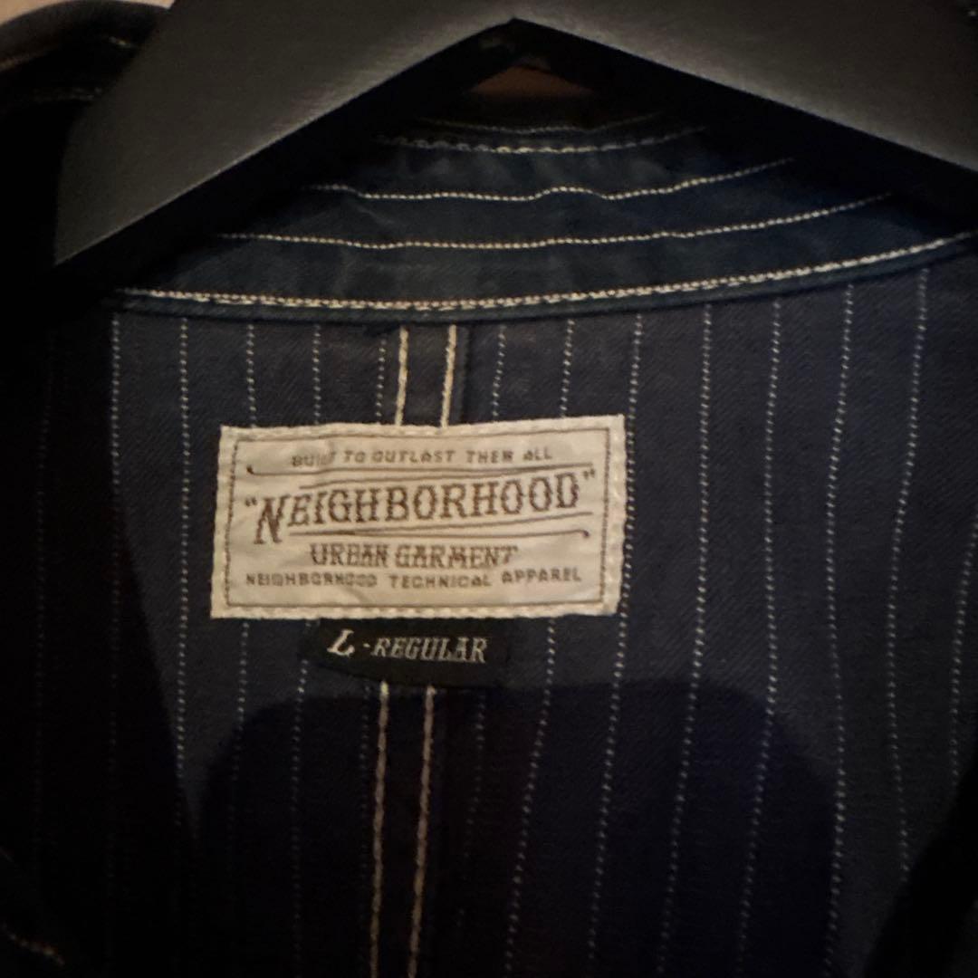NEIGHBORHOOD ストライプ カバーオール L - メルカリ
