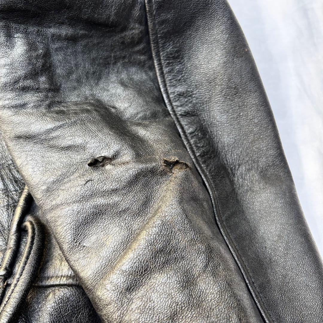 60s〜70s フランス ファイヤーマン レザーコート GVF コルビジェ