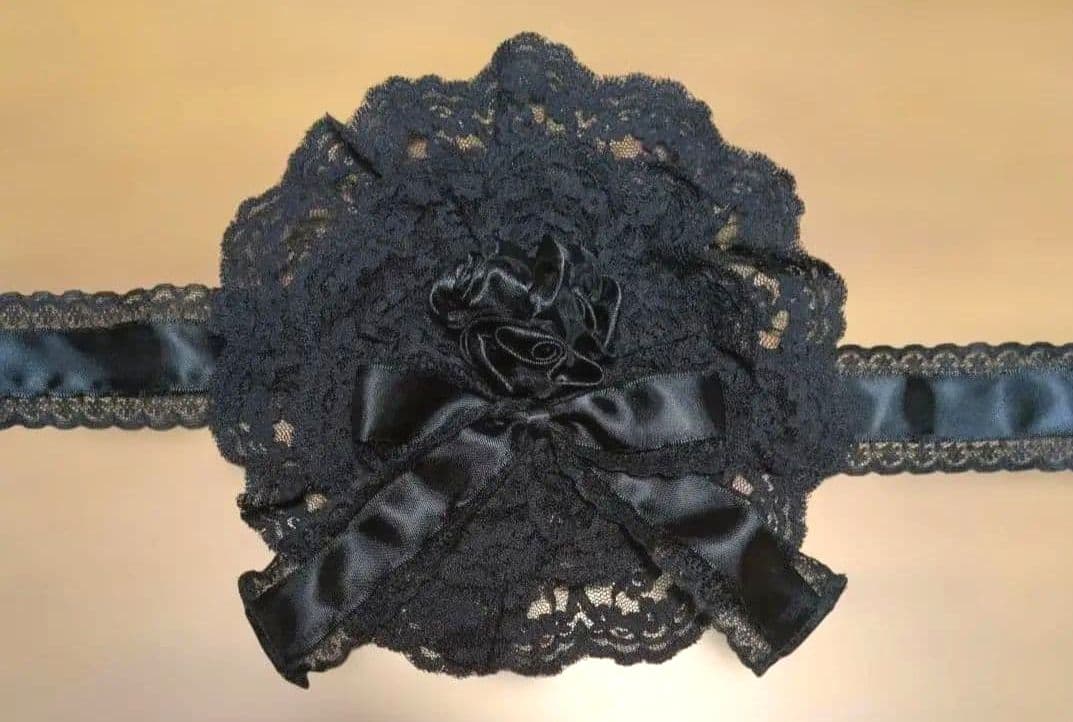 円形ヘッドドレス　ベイビーザスターズシャインブライト　アリスアンドザパイレーツ ギャザーシフォン丸型ヘッドドレス – BABY, THE STARS SHINE BRIGHT