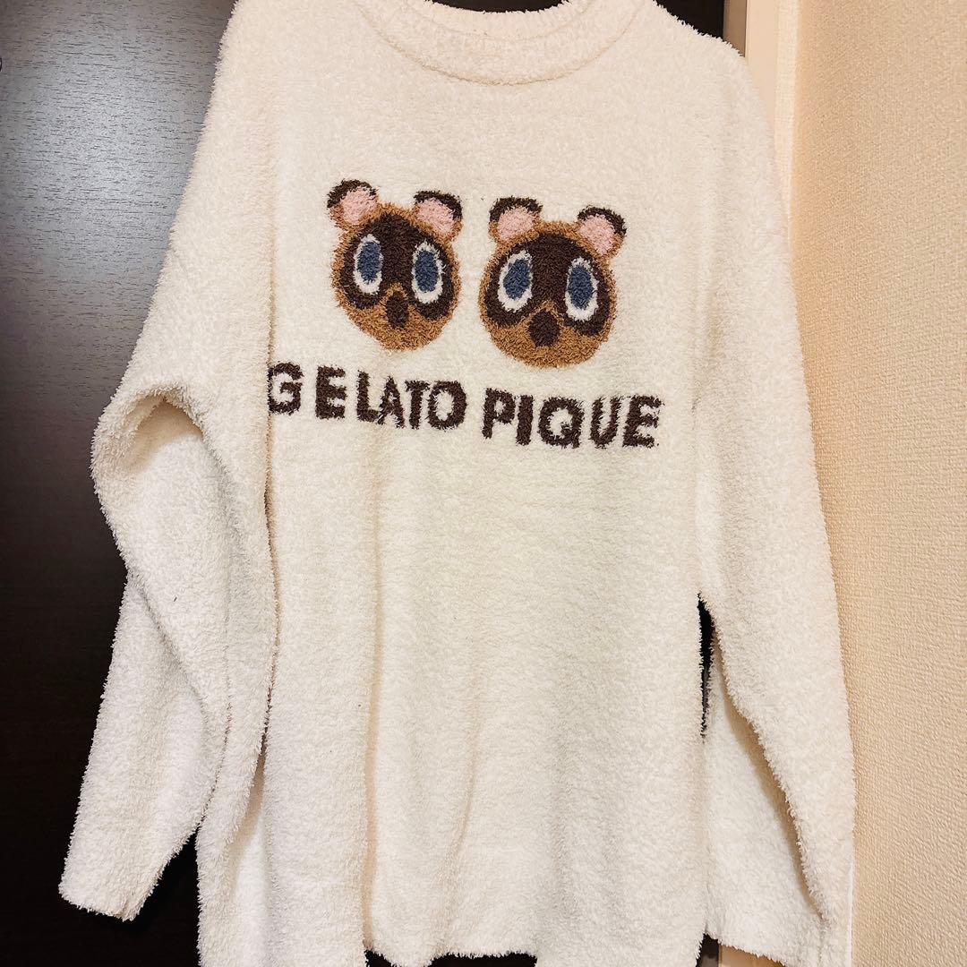 ジェラートピケ あつまれどうぶつの森 つぶまめジャガードプルオーバー
