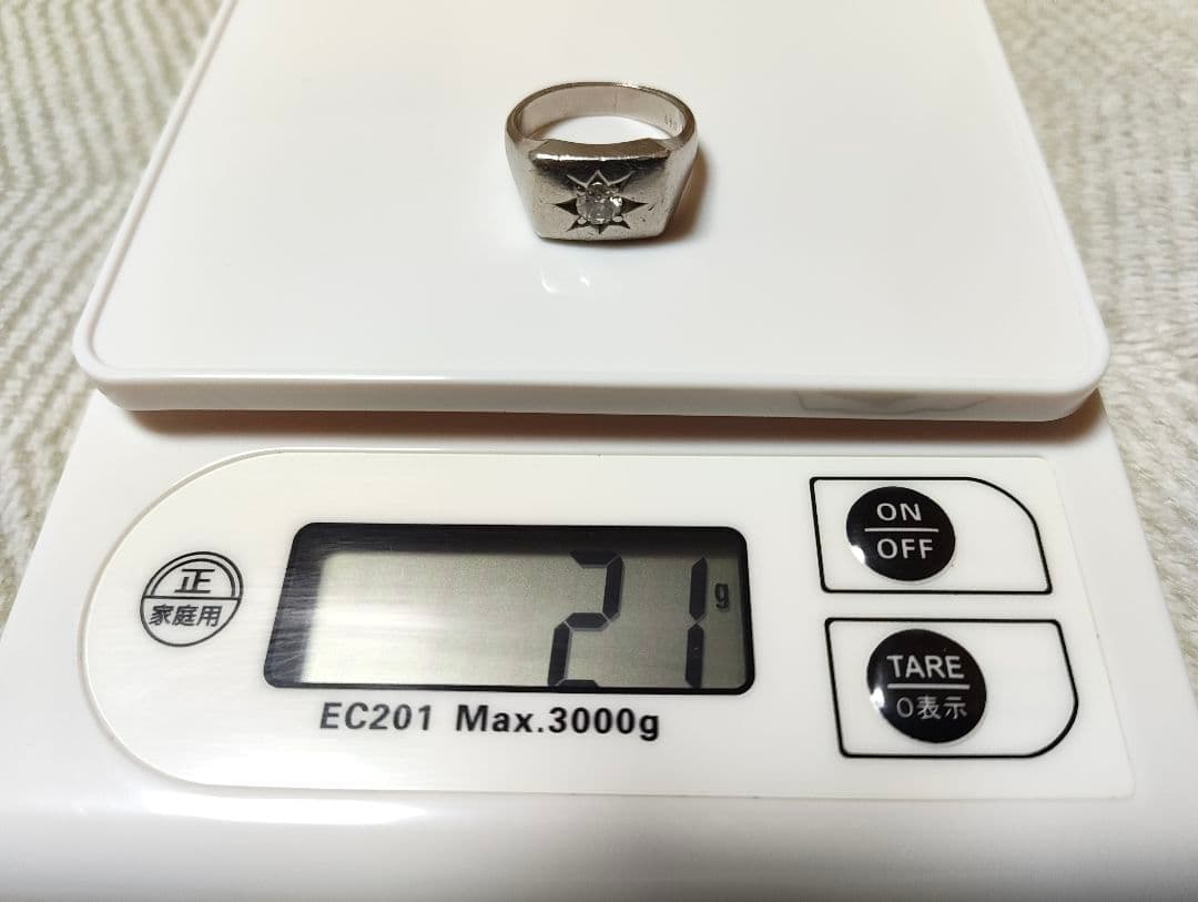 プラチナ850 ダイヤ リング 約21グラム 格安 楽天市場】Pt850 喜平 リング トリプル12面 プラチナリング プラチナ