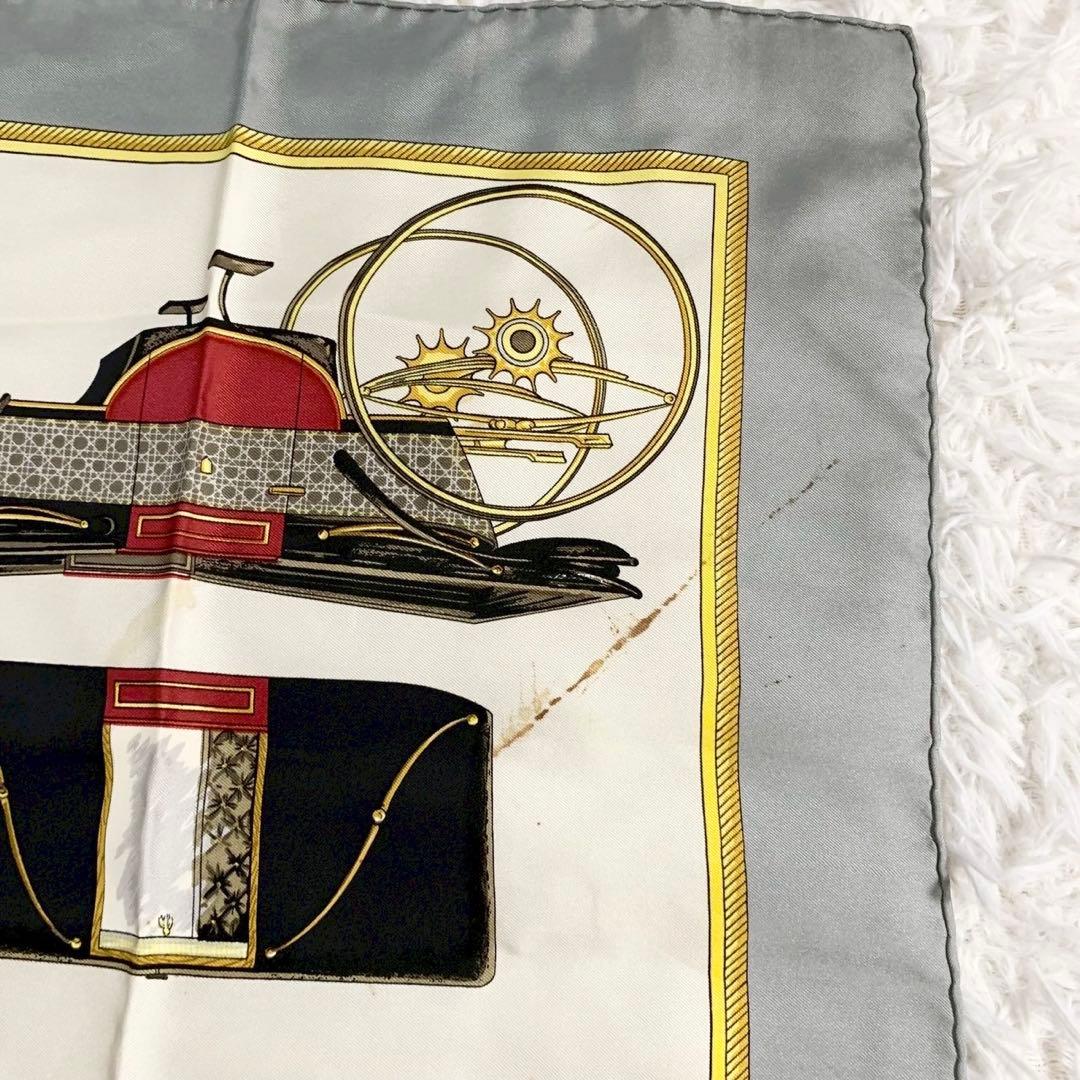 HERMES エルメス カレ90 LA PERRIERE 馬車 スカーフ シルク - メルカリ
