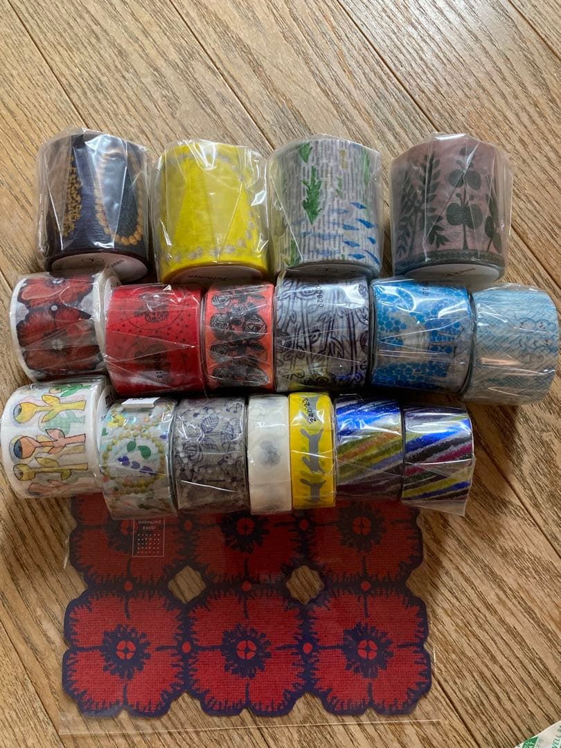 mina perhonen マスキングテープ　完売品　廃盤品　限定　ポストカード mina perhonen mountain 復刻25 | イベント限定 | マスキングテープ