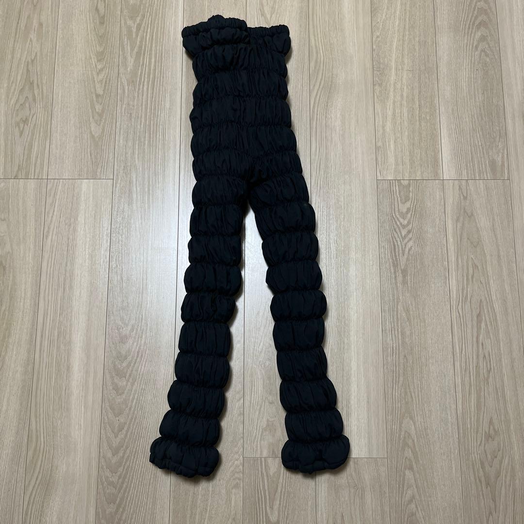 LOUVREDO ブラック ルーブルドー　復元ウォーマーパンツ 新作】ルーヴルドー 復元ウォーマー： かぼちゃパンツ (内側ポケット