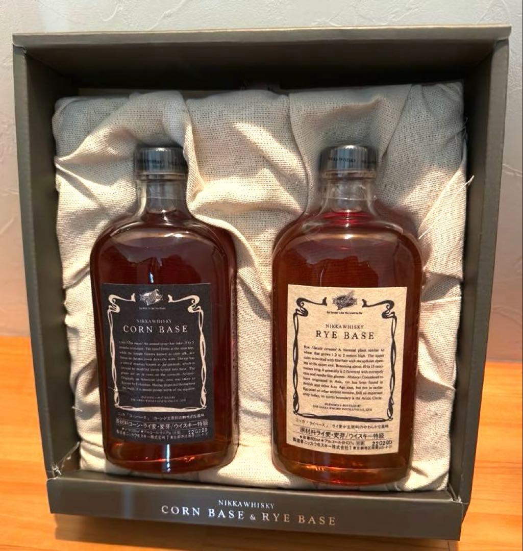 つ*ん様 【古酒】ニッカ CORN BASE & RYE BASE 2本セット fit=scale-down,w=1200