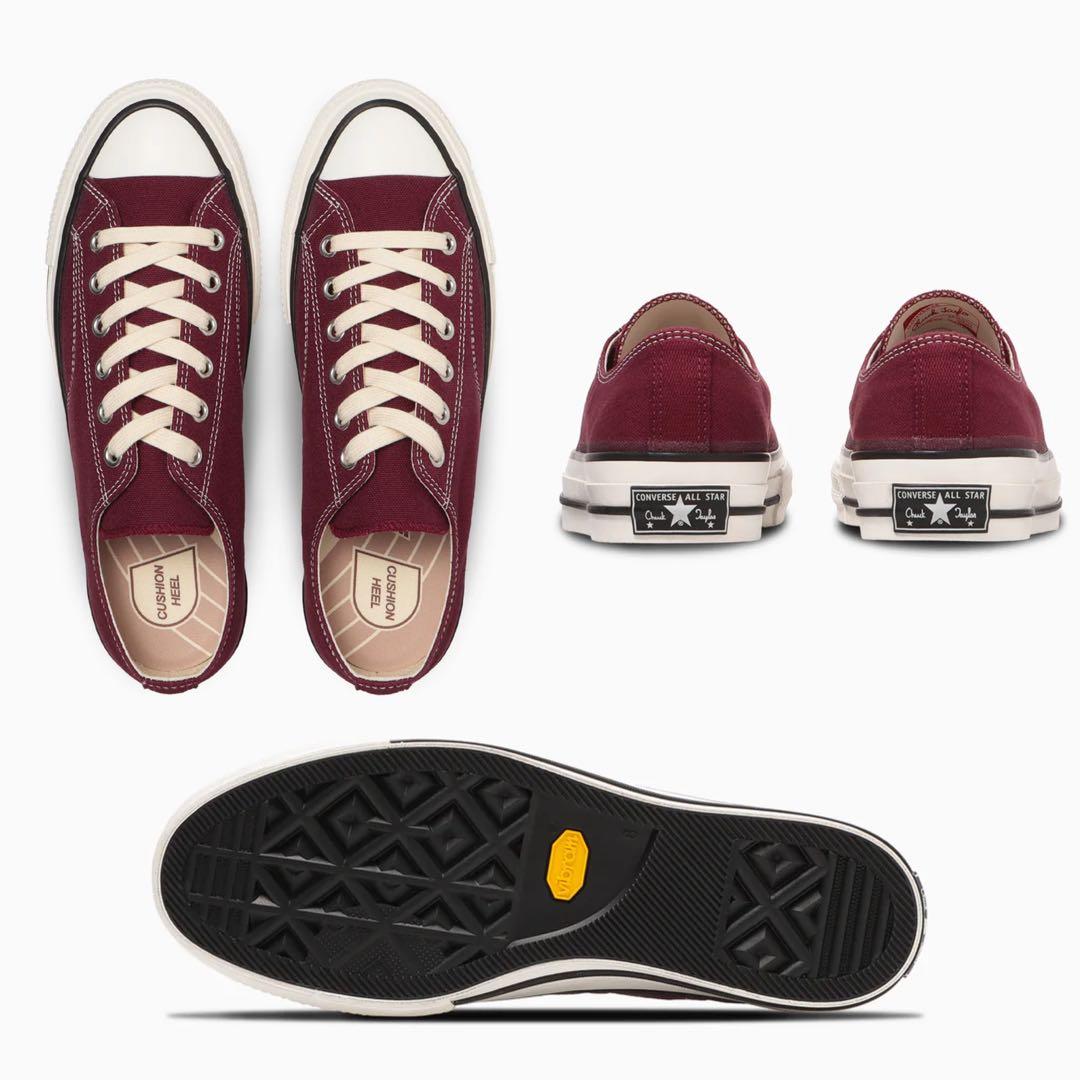 マルーン27.5cm Addict CHUCK TAYLOR CANVAS OX - メルカリ