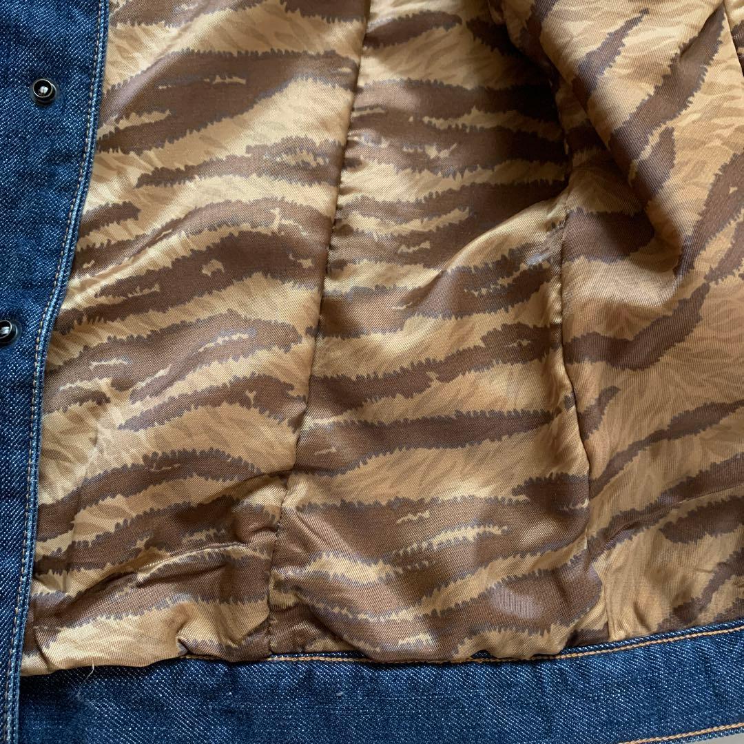 D&G デニムジャケット XS ダークブルー ファー付き