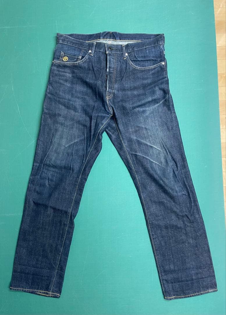 A Bathing APE エイプ 刺繍デニム ストレートジーンズ90年代初期