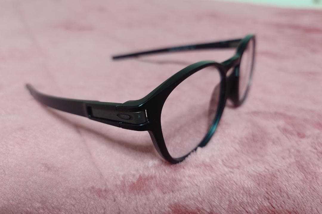 OAKLEY LATCH ZERO製クリアレンズ交換済 純正レンズなし 袋付属 クリアレンズセット（度付/伊達）】オークリー サングラス メガネ 度