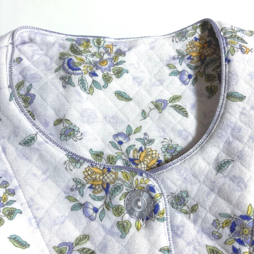 新品】ミントンMINTON 婦人パジャマ 表側裏側綿100% あったか素材 L