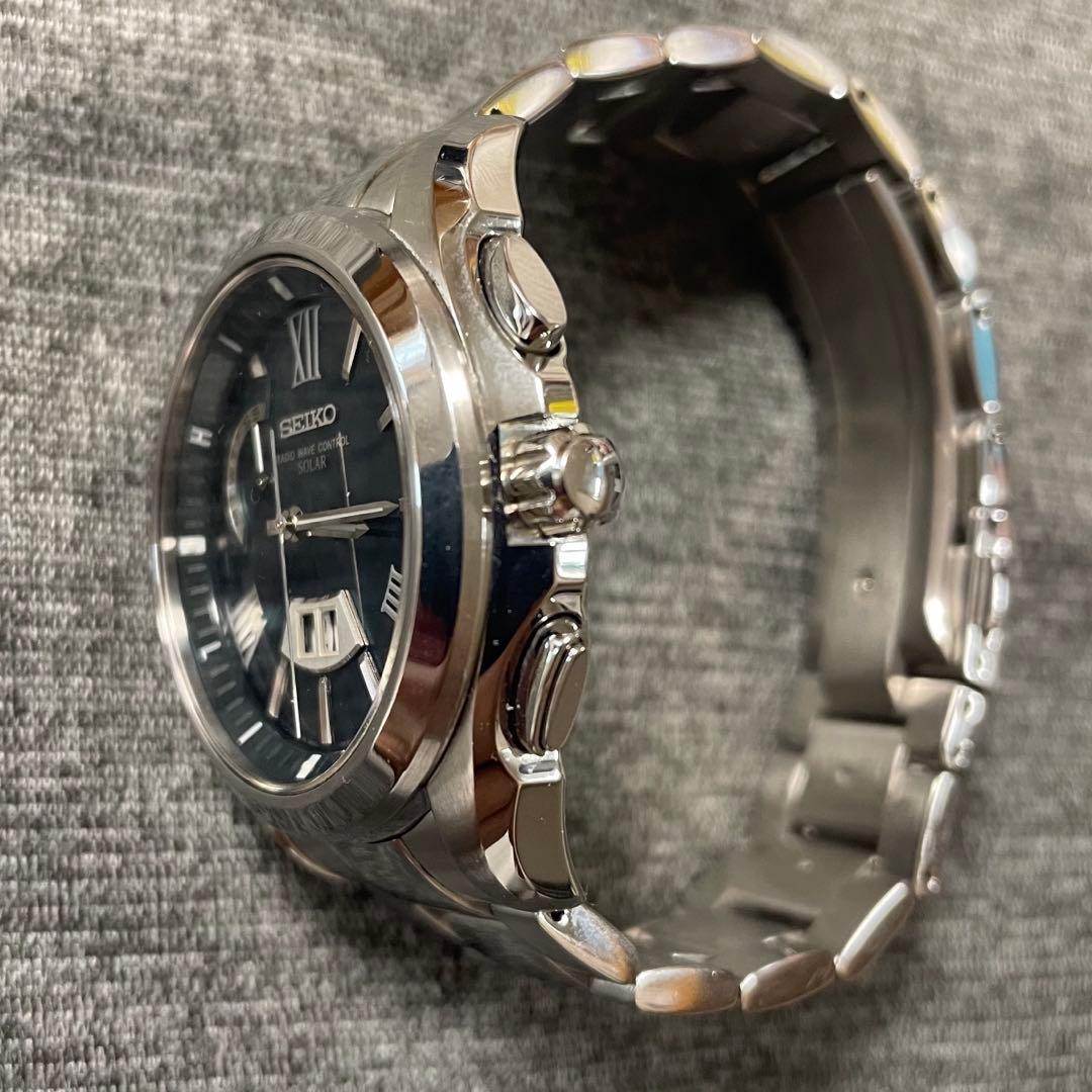 希少✨セイコーブライツ ネイビーダイヤル 8B43-0AF0 SAGA083