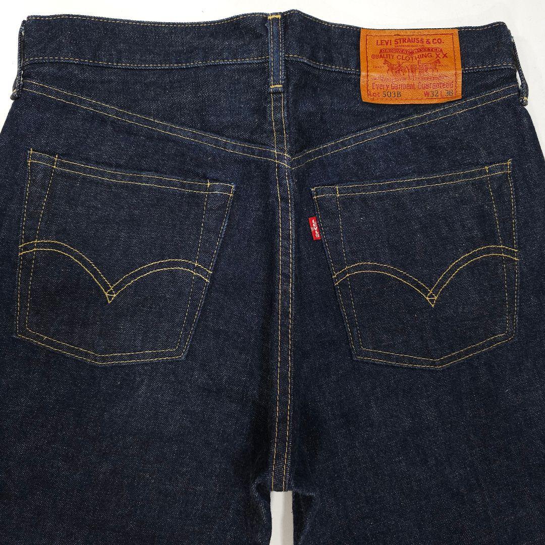 リーバイス 503BXX 日本製 ヴィンテージ 復刻 32 濃紺 赤耳 ビッグE