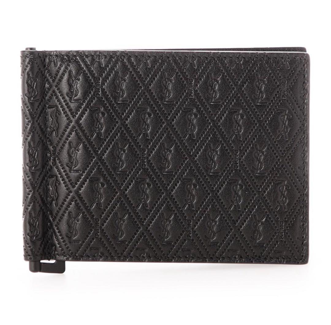 サンローラン 二つ折りマネークリップ 647153 ブラック レザー 中古 楽天市場】【財布】YVES SAINT LAURENT イヴ サン ローラン パリ YSL