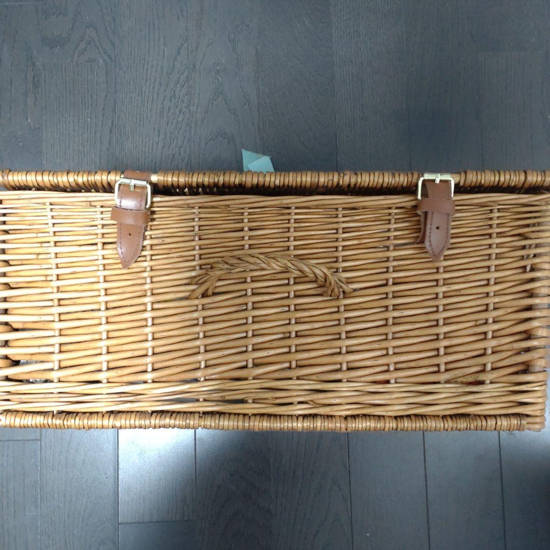 フォートナム&メイソン ハンパー バスケット カゴ 籐 F&M ピクニック