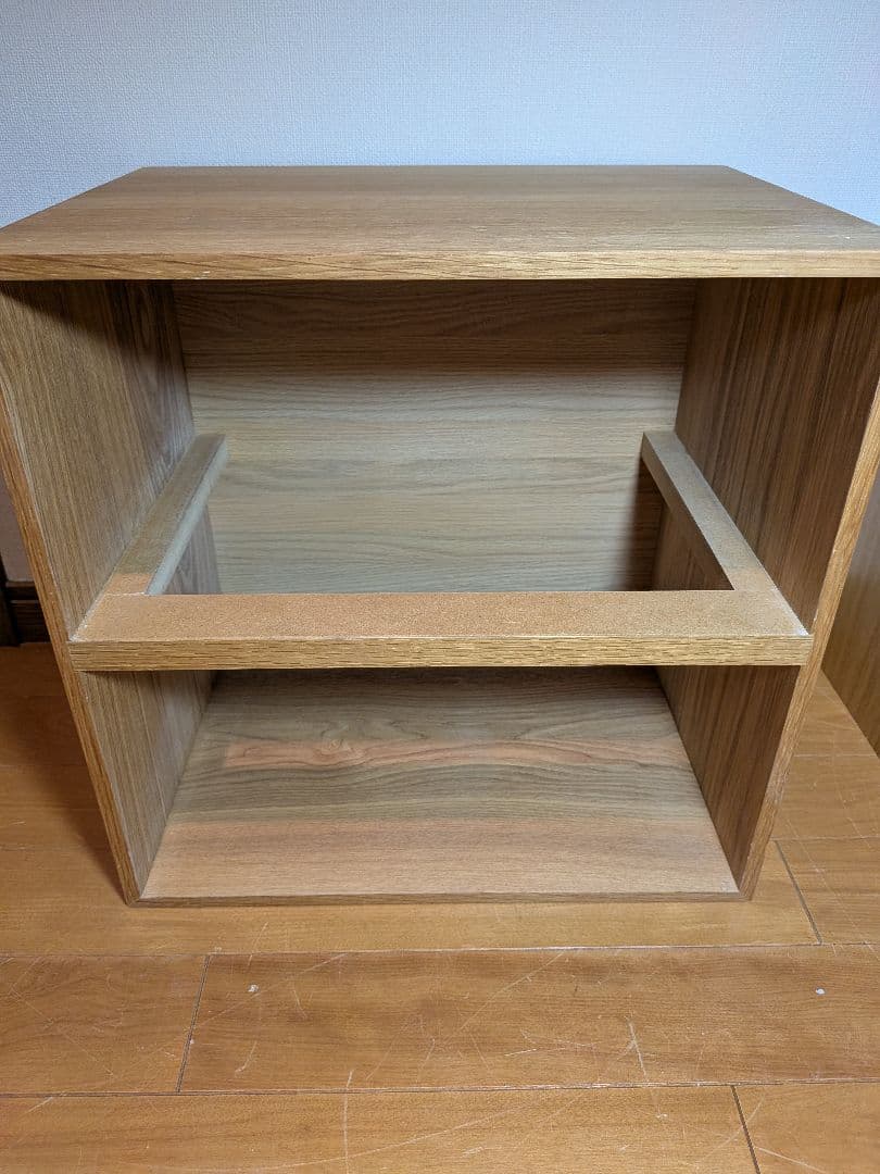 《送料込》無印良品 スタッキングチェスト インサート 引出 オーク ボックス収納