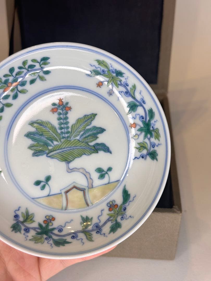 清時代 大清乾隆年製 底款 小皿 賞皿 中国古陶磁 錦箱付の通販はau PAY