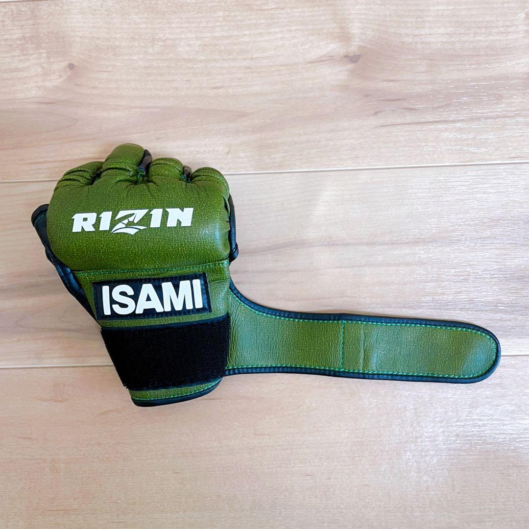 美品 ISAMI オープンフィンガーグローブ RIZIN 日本製 - メルカリ