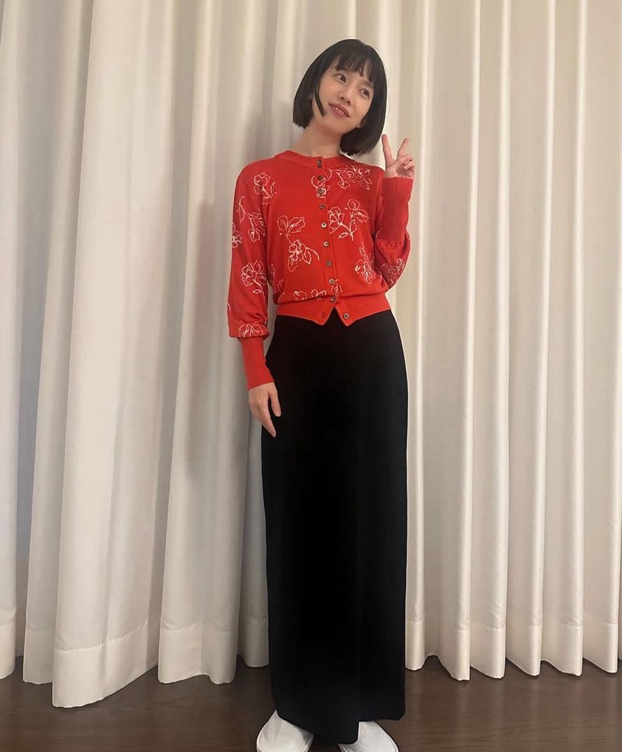 CLANE THIN FLOWER W FACE CARDIGAN 田中みな実 - メルカリ